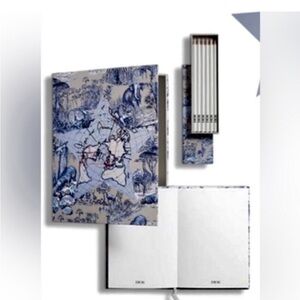 Dior Exclusive Around the World Journal Set Dior Notebook Dior Pencils BNIB